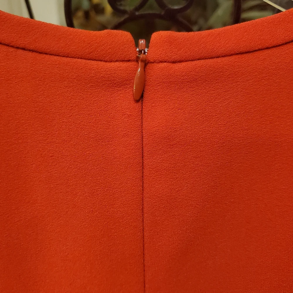 Judith & Charles Red Pleated Dress - Picture 5 of 9